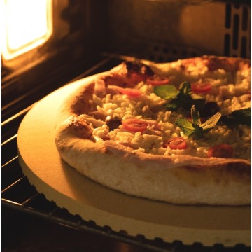 Four à Pizza professionnel de 40 cm dalle de pierre 350°C
