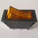 Dimensiones de montaje del interruptor de balanceo 30x11mm naranja