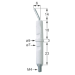 Bougie d'allumage ronde 7x44/65 MM