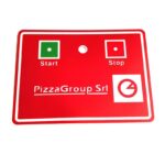 Etiquette clavier Laminoir PIZZA GROUP
