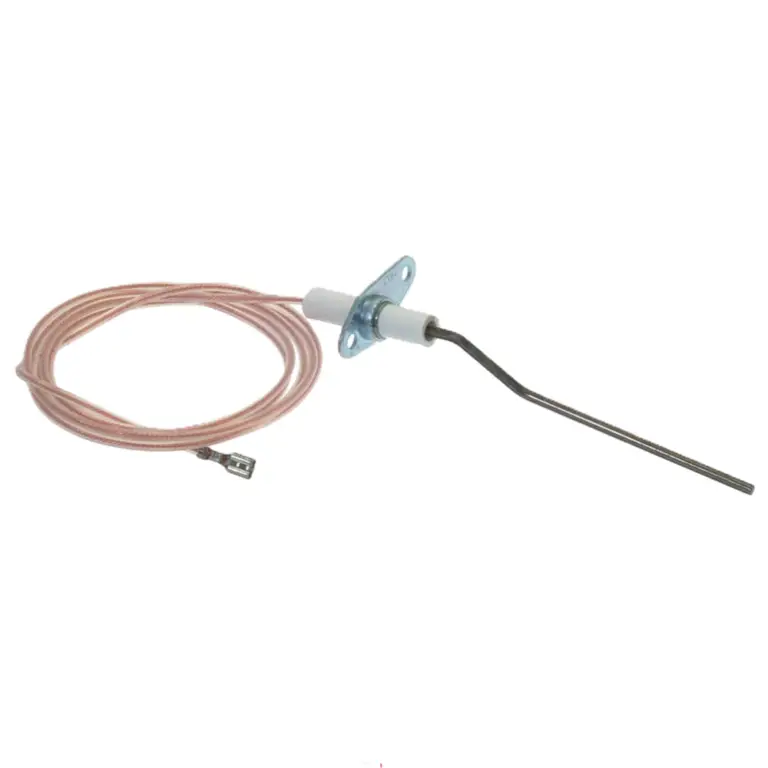Bougie ionisateur ronde Ø9 × 40 mm avec câble 1300 mm – Allumeur pour four à pizza gaz Cuppone et Zanussi