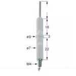 Électrode d’allumage veilleuse Zanolli AGAS0009